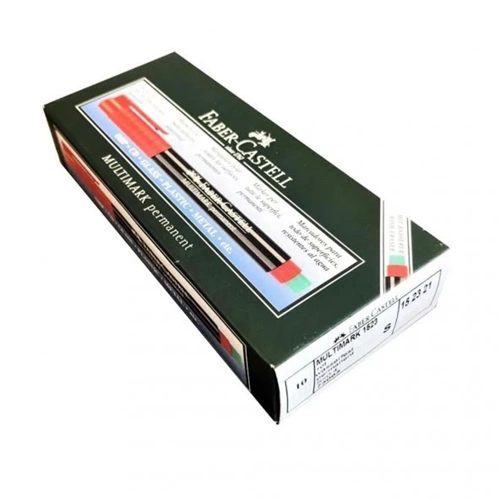ASETAT KALEMİ-SİLGİLİ PKT*10 S-KIRMIZI