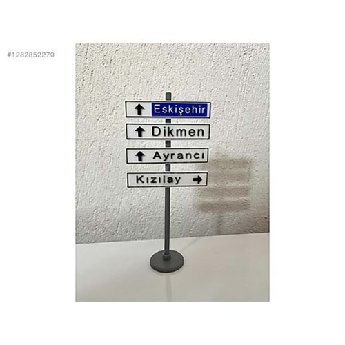 3D-MASA ÜSTÜ YÖN TABELASI*KIZILAY