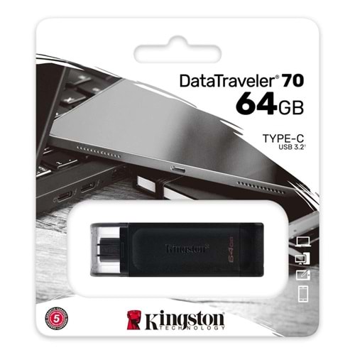 USB-3.2 SİYAH KASA*64 GB TYPE-C
