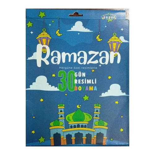 30 GÜN RESİMLİ BOYAMA KİTABI