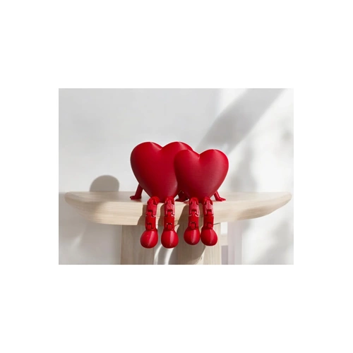 3D-EKLEMLİ KALPLER-MİX PKT*25