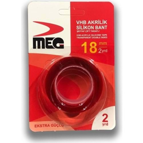 BANT-MEG AKRİLİK SLİKON 18MM 2MT
