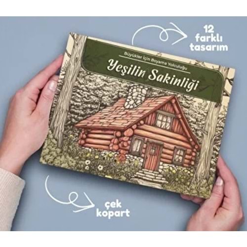 MANDALA BOYAMA KİTABI-YEŞİLİN SAKİNLİĞİ