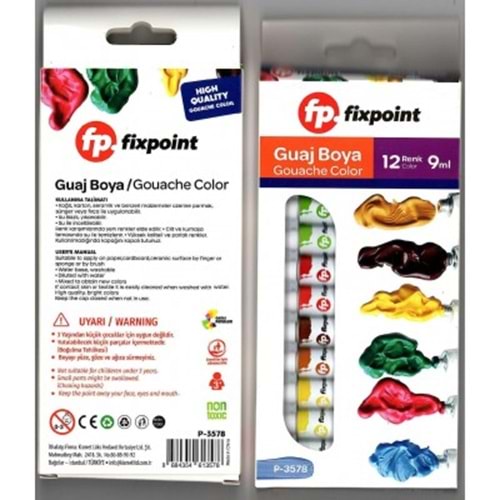 GUAJ BOYA-TÜP FİXPOİNT P-3578 9ML.PKT*12
