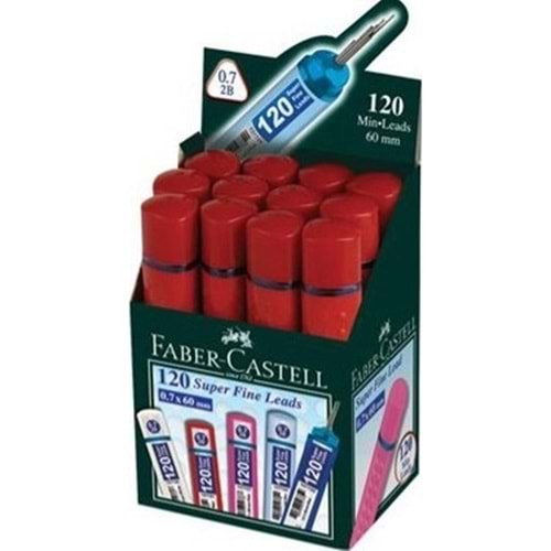 KALEM UCU-FABER CASTELL TÜP 0,7 PKT*12-BORDO