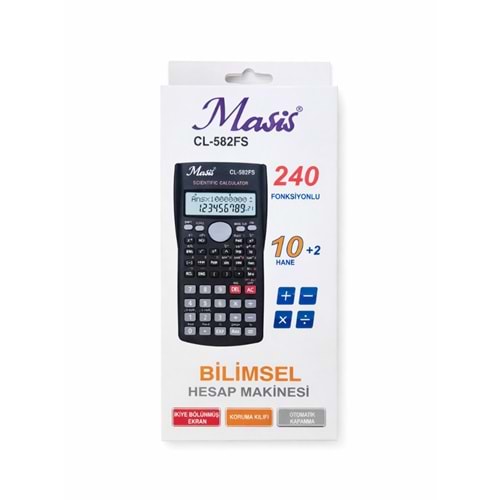 HESAP MAKİNESİ-BİLİMSEL CL-582FS*12 HANELİ