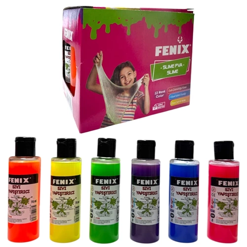 SLİME YAPIŞTIRICI-FENİX 70ML-RENKLİ