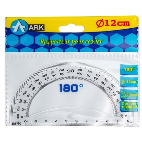 CETVEL-ARK MİNKALE 180 DERECE 12CM.PKT*48