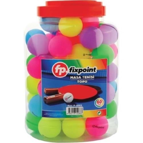 MASA TENİS*KAVANOZ PKT*60-RENKLİ P-2883