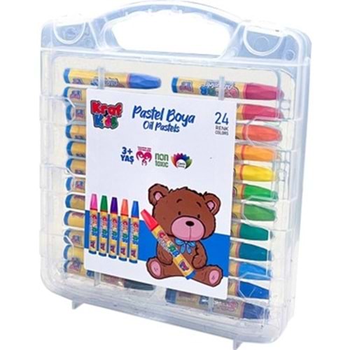 PASTEL BOYA-KRAFF KİDS ÇANTALI PKT*24