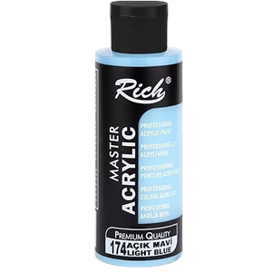 AKRİLİK BOYA-120CC.RİCH*174-AÇIK MAVİ