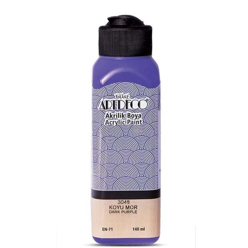 AKRİLİK BOYA-140ML.ARTDECO*3048-KOYU MOR
