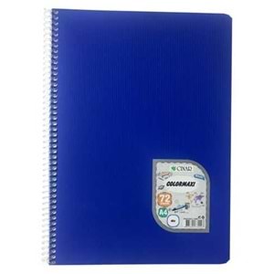 DEFTER-A4 COLORMAXI 72YP.SPİRALLİ PP.KAPAK*DÜZ
