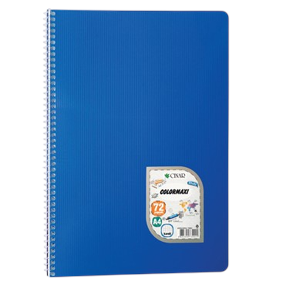 DEFTER-A5 COLORMAXI 72YP.SPİRALLİ PP.KAPAK*DÜZ