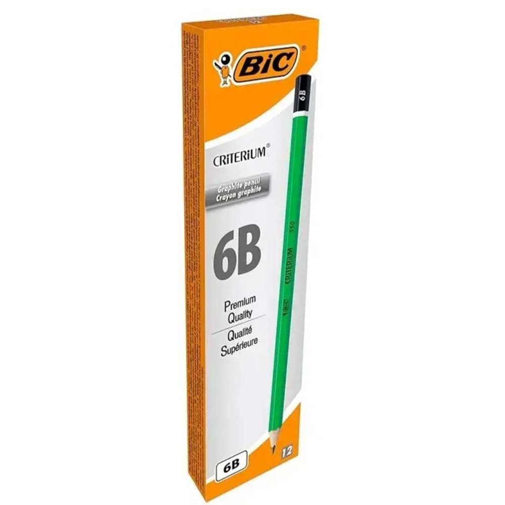 DERECELİ KALEM-BİC PREMİUM 6B PKT*12