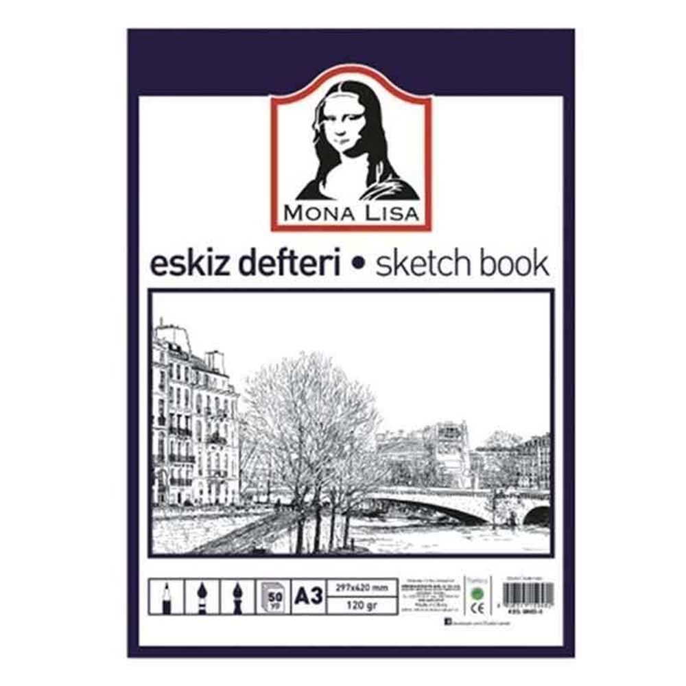 ESKİZ DEFTERİ-SÜDOR A3 120GR.50YP.