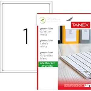 ETİKET-A4 LASER TW-2000 1/1 PKT*100