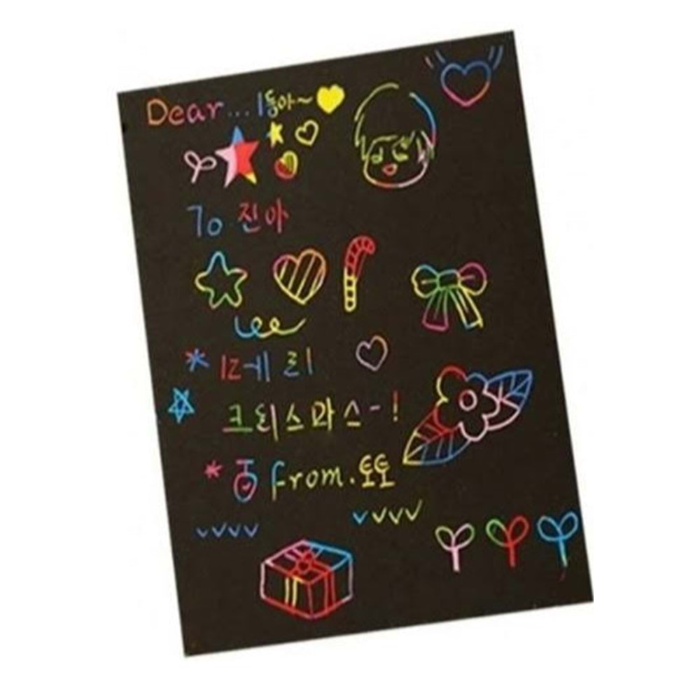 GÖKKUŞAĞI KAZIMALI KAĞIT-A4 PKT*10