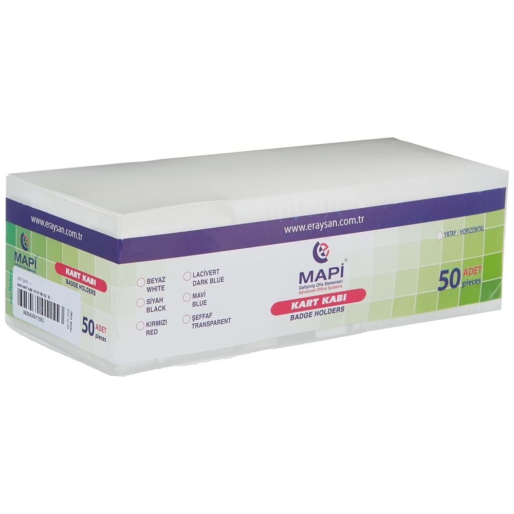 KART KABI-MAPİ YATAY PKT*50-ŞEFFAF