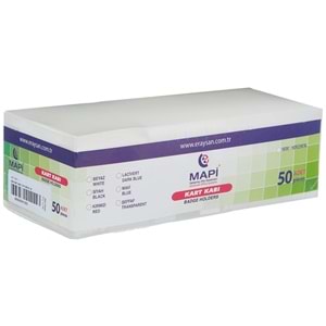 KART KABI-MAPİ YATAY PKT*50-ŞEFFAF