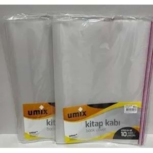 KİTAP KABI HAZIR-UMİX PKT*10-ŞEFFAF