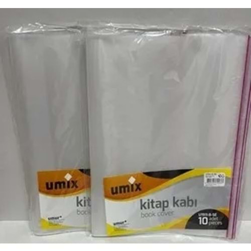 KİTAP KABI HAZIR-UMİX PKT*10-ŞEFFAF