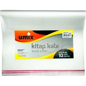 KİTAP KABI HAZIR-UMİX PKT*10-ŞEFFAF