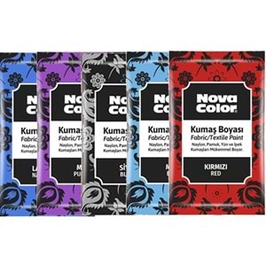KUMAŞ BOYASI-TOZ NOVA COLOR 12GR.PKT*12-KAHVE