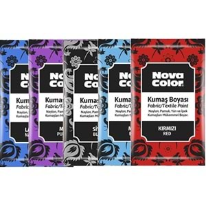 KUMAŞ BOYASI-TOZ NOVA COLOR 12GR.PKT*12-TURUNCU
