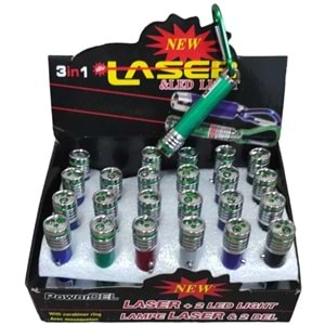 LAZER ANAHTARLIK PKT*24