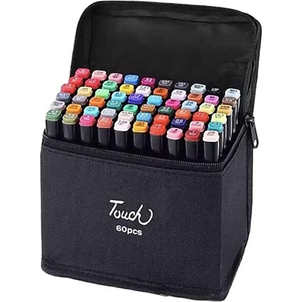 MARKER KALEM-ÇİFT TARAFLI TOUCH YOUNG PKT*60