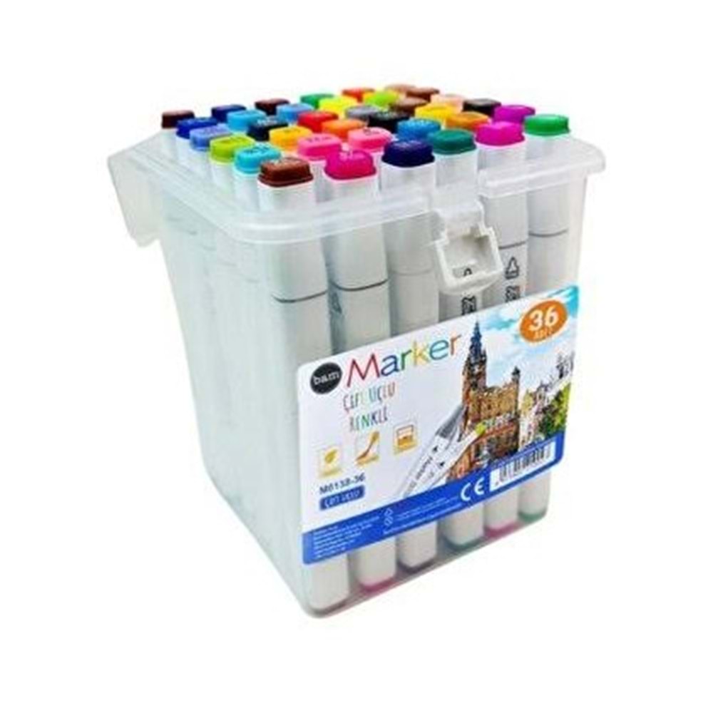 MARKER KALEM-ÇİFT TARAFLI TOUCH YOUNG PKT*80