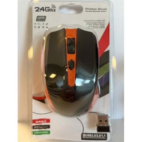 MOUSE-KABLOSUZ G-211 2.4GHZ*TURUNCU