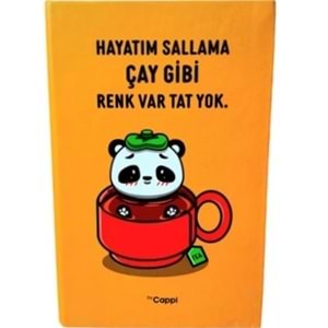 NOT DEFTERİ-A5 CAPPİ SÖZLÜ SERT KAPAK*ÇİZGİLİ