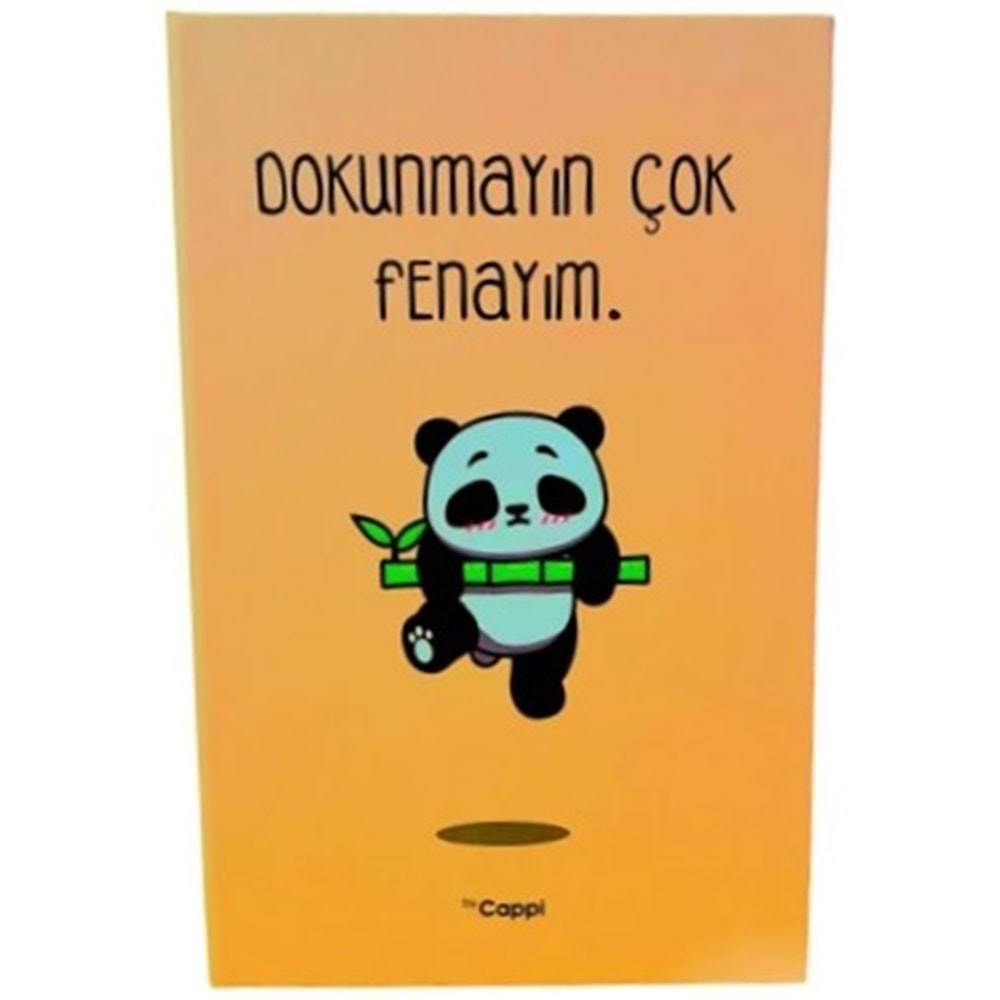 NOT DEFTERİ-A5 CAPPİ SÖZLÜ SERT KAPAK*ÇİZGİLİ