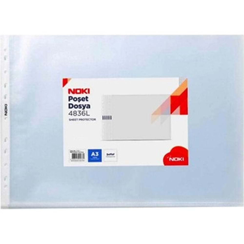 POŞET DOSYA A3 YATAY-NOKI PKT*25