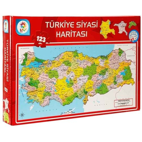 PUZZLE-TÜRKİYE SİYASİ HARİTASI*KUTULU