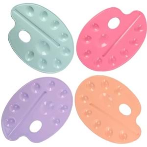RESİM PALETİ-OPS 19CM RENKLİ PKT*24
