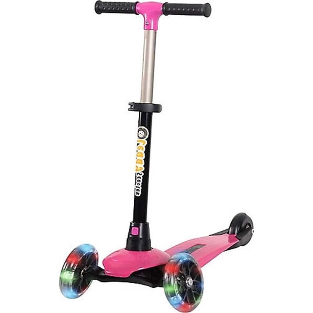 SCOOTER-LEDDY IŞIKLI*PEMBE