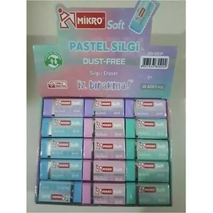 SİLGİ-MİKRO PASTEL SOFT PKT*30
