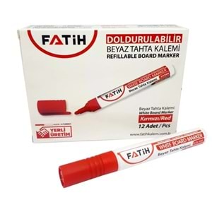 TAHTA KALEMİ-FATİH D.BİLİR PKT*12-KIRMIZI