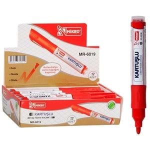 TAHTA KALEMİ-MİKRO KARTUŞLU PKT*12-KIRMIZI