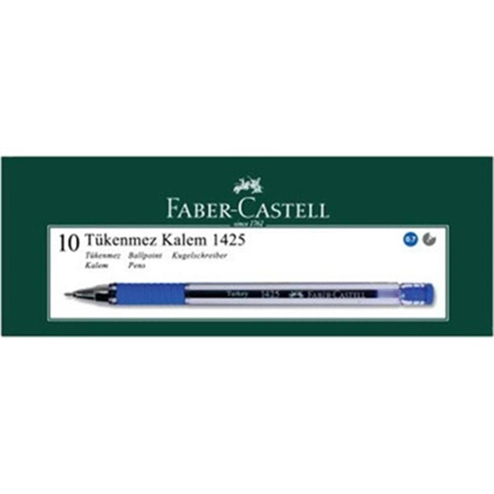 TÜKENMEZ KALEM-FABER CASTEL 1425 PKT*10-MAVİ