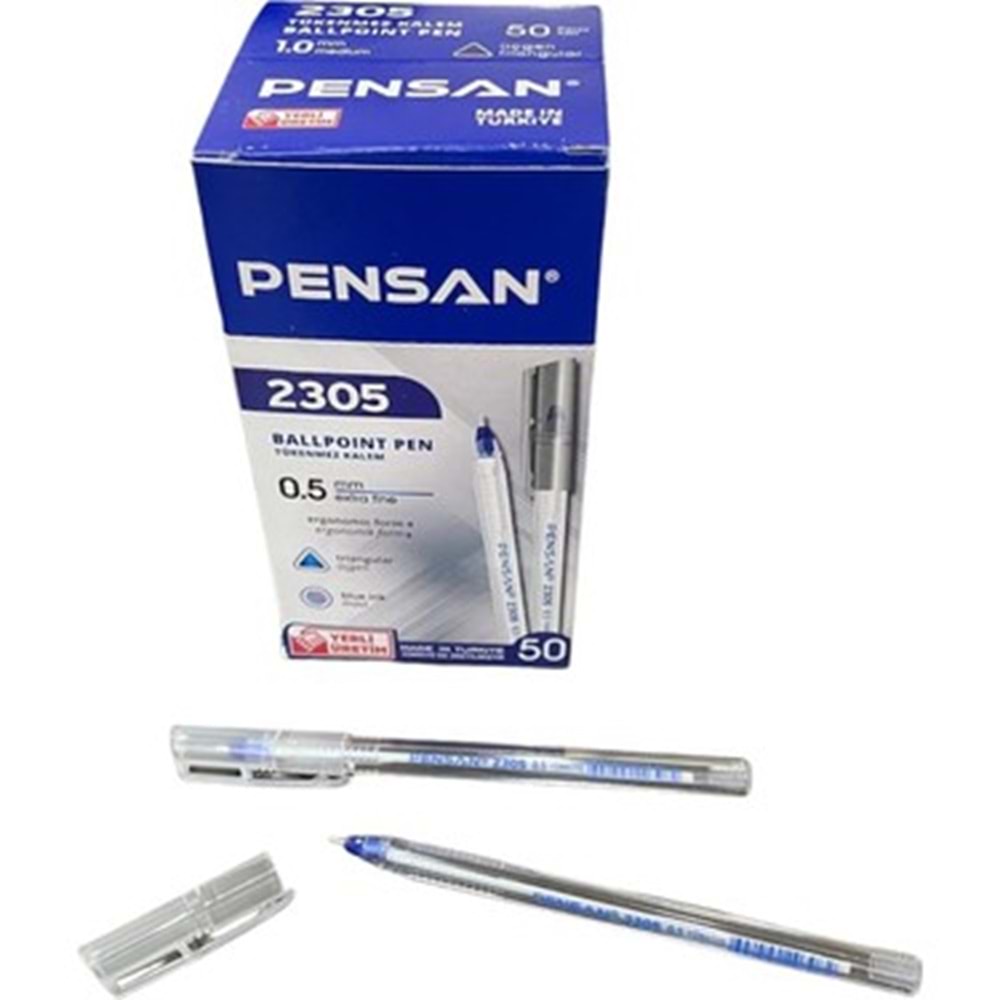 TÜKENMEZ KALEM-PENSAN 2305 0,5 PKT*50-MAVİ