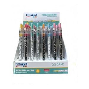 VERSATİL KALEM-GIPTA COLOR X 0,7 6-RENK PKT*48