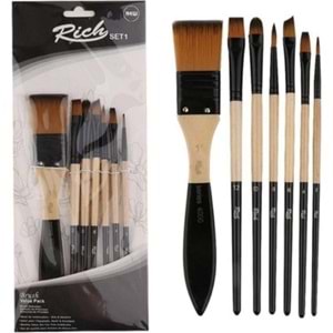 FIRÇA SET-RİCH SET-1 ZEMİN FIRÇALI PKT*7