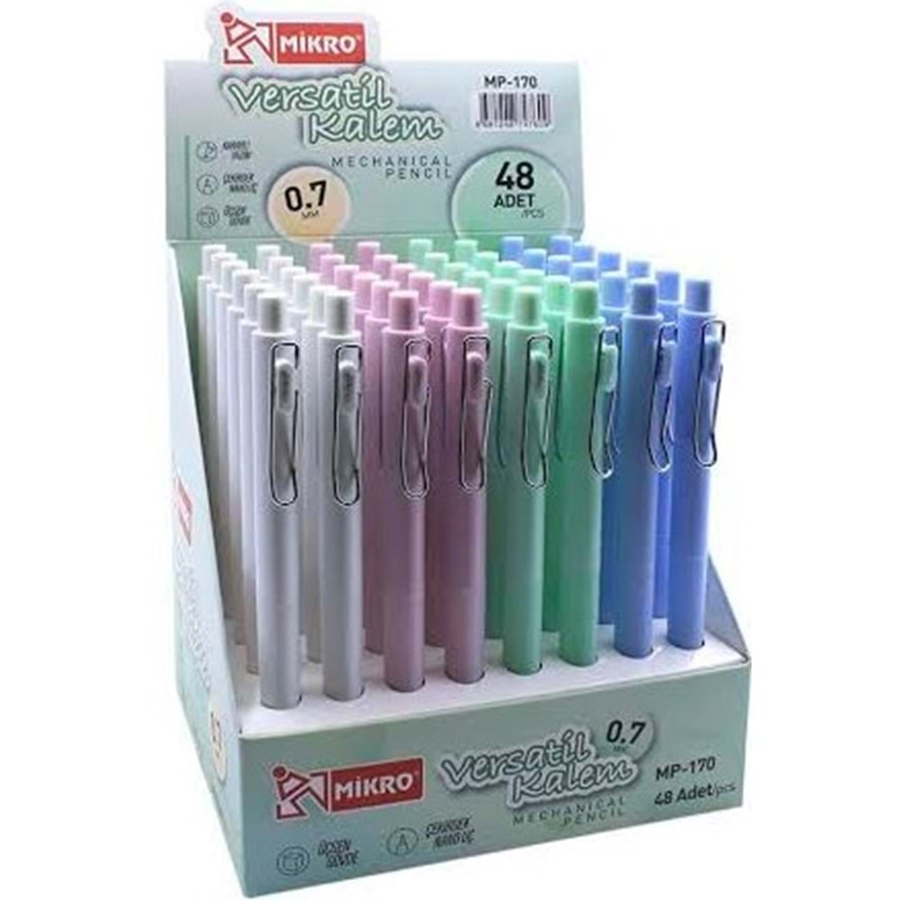 VERSATİL KALEM-MİKRO 0.7 MP-170 PKT*48