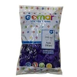 BALON-METALİK GEMAR PKT*100-MOR