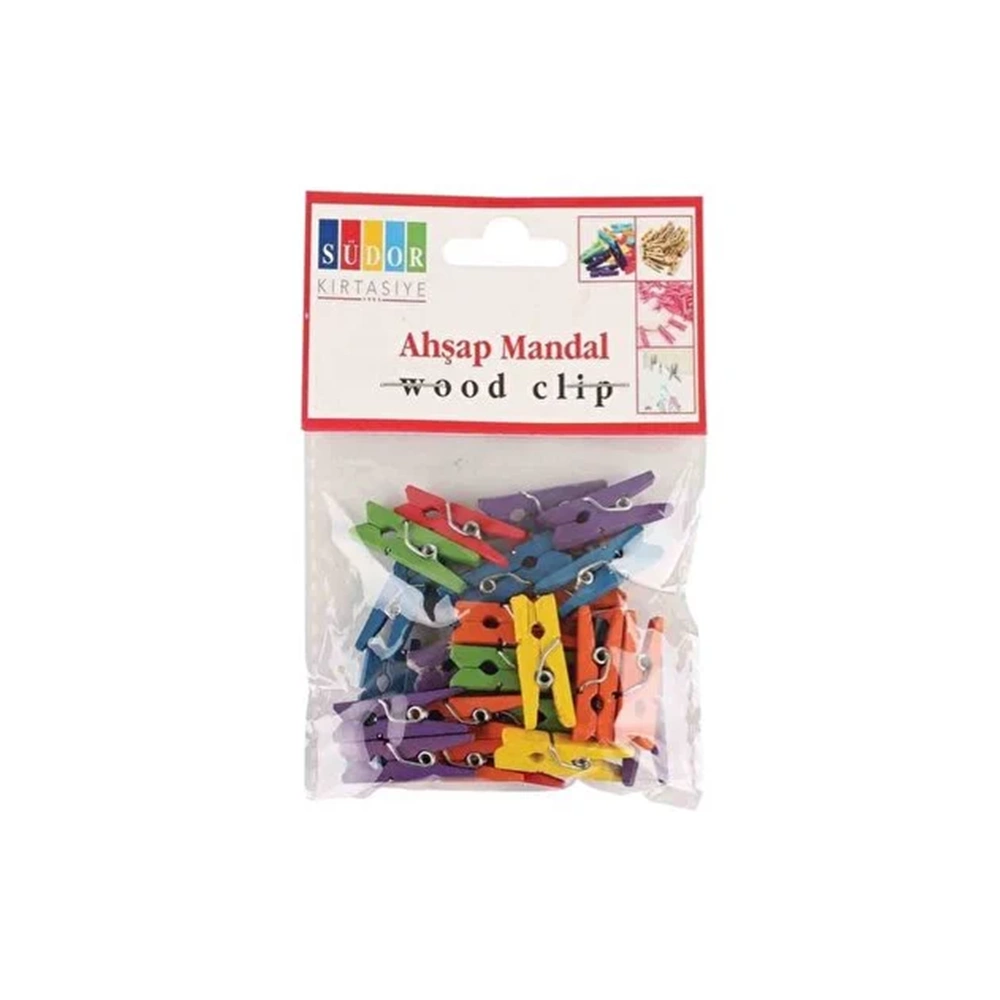 MANDAL-MASİS MİNİ RENKLİ PKT*30