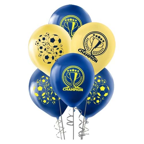 BALON-CHAMPİON KİKAJOY PKT*100-SARI LACİVERT